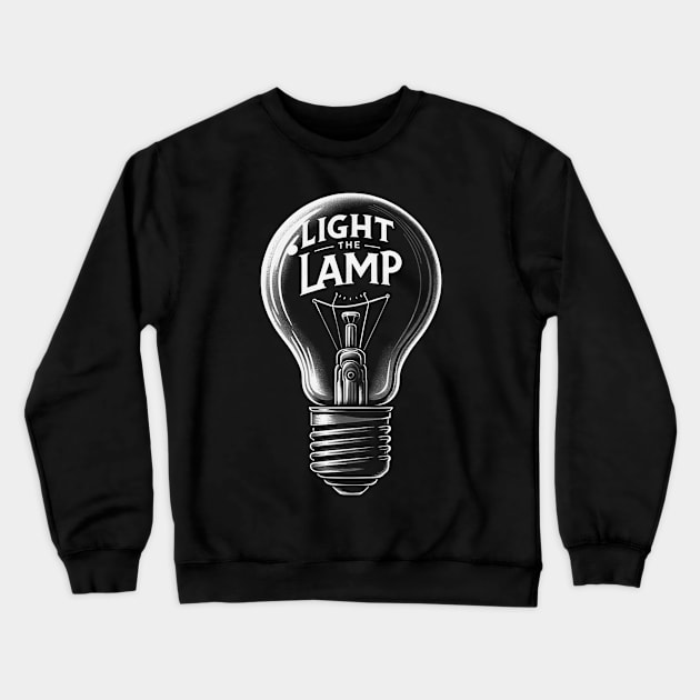 Light-The-Lamp Crewneck Sweatshirt by WorldByFlower